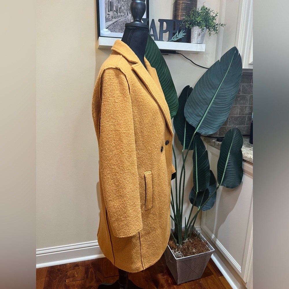 J. Crew Daphne Topcoat in Camel Italian Boiled Wool 2 - Picture 3 of 7